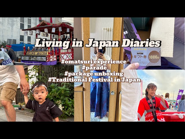 👘 omatsuri experience | Japan traditional festival | A day in our life | unboxing package | Diaries