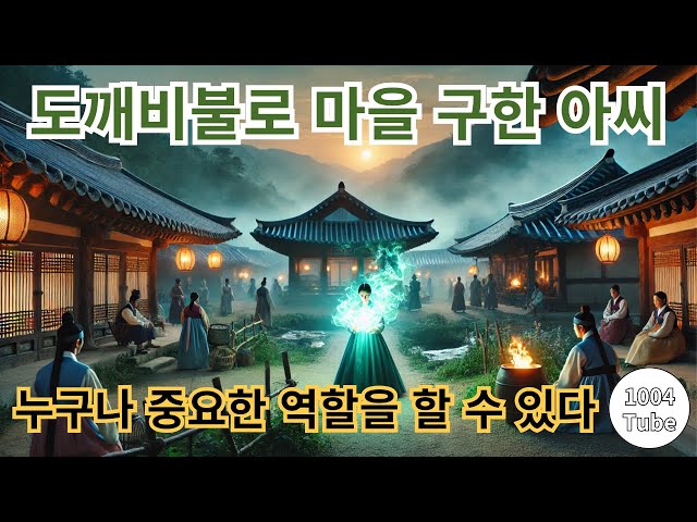 도깨비불로 마을을 구한 아씨 #도깨비불, #용감한소녀, #도깨비이야기