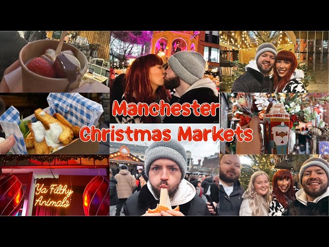 ☃️Exploring the Magical Manchester Christmas Markets 2024 | Food, Gifts & Festive Fun!🎄