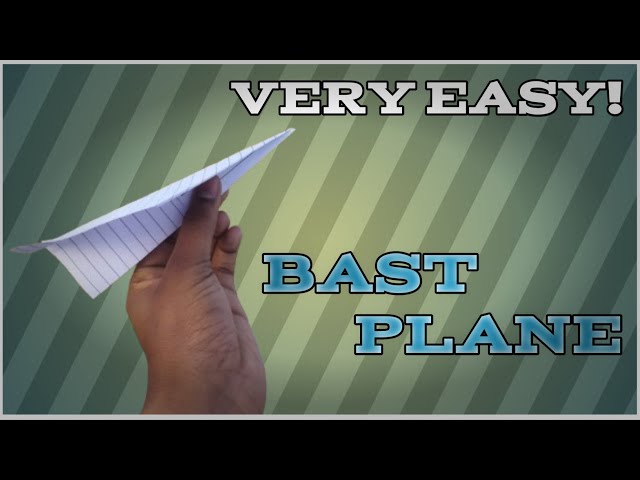 How to make a Paper Airplane that flies really very fast! Paper aeroplane kaise banaen| PLANE #viral