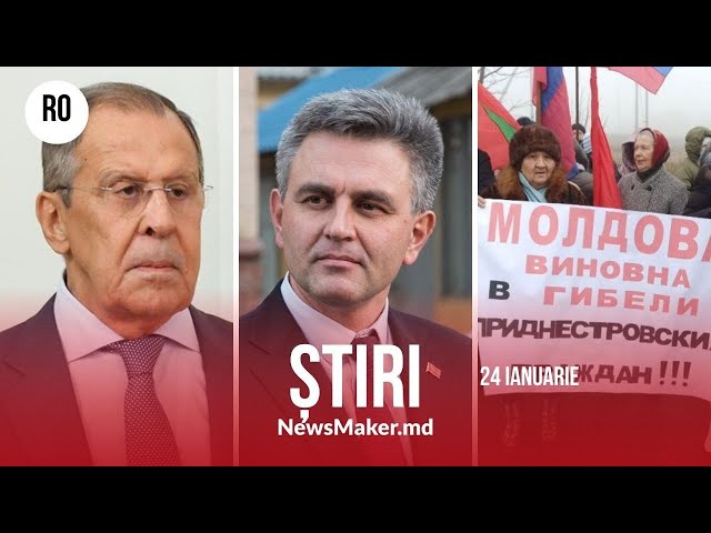 Transnistria are gaz „pentru câteva zile”/Oamenii îngheață și protestează/Lavrov amenință Chișinăul