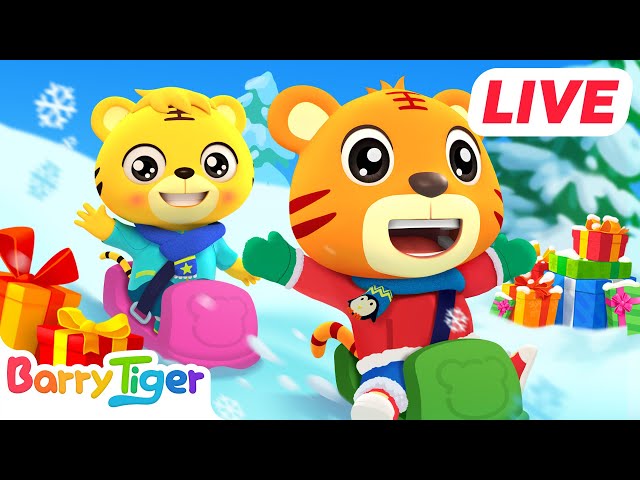 LIVE🔴Sing Along with BarryTiger: 🎊 2025 New Year Songs for Kids and Families! 🎵