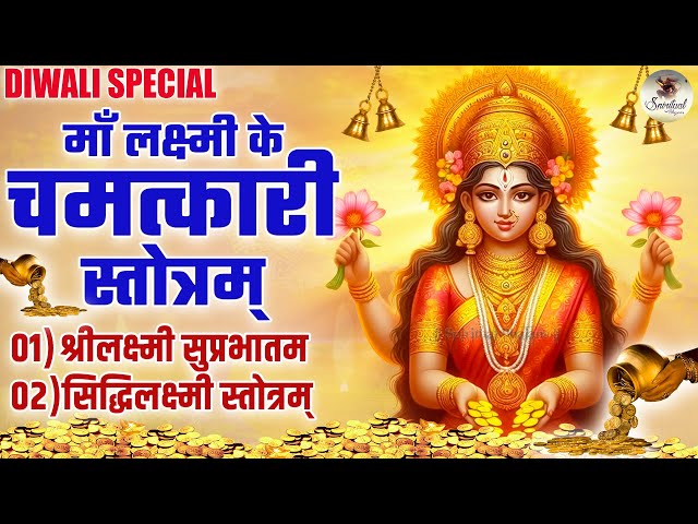 Top 2 Laxmi Devi Stotrams | Shree Mahalakshmi Suprabhatam | Siddhi Lakshmi Stotram | Janani Kamakshi