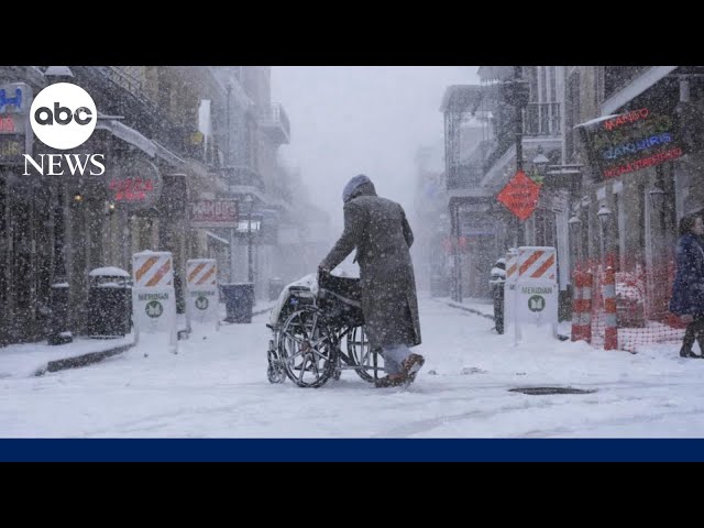 Historic snowstorm impacts New Orleans businesses