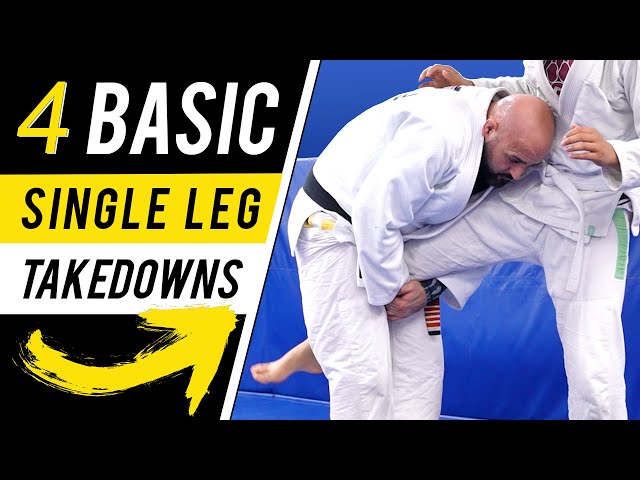 4 Single Leg Takedown Variations for Brazilian Jiu Jitsu