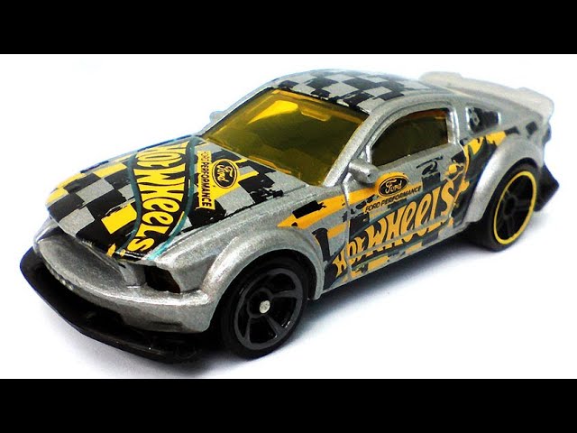 Gray 2005 Ford Mustang Hot Wheels diecast car model