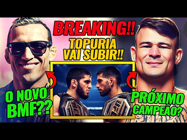 BREAKING: CHARLES OLIVEIRA X HOLLOWAY: FIGHT FOR BMF TITLE? CAN TOPURIA SURPRISE ISLAM? 🔥