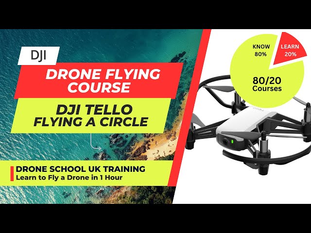 DJI Tello Ryze Drone | Flying Circles moving on the Figure of Eight flowing flight Patterns