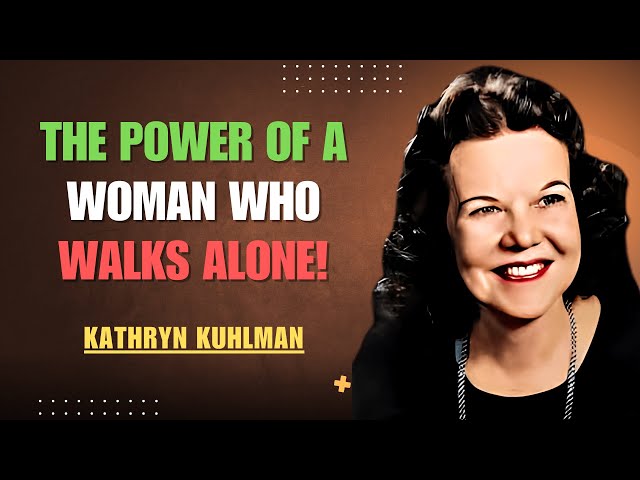 The Woman Who Walks Alone Is Very Dangerous – Kathryn Kuhlman’s Powerful Sermon!