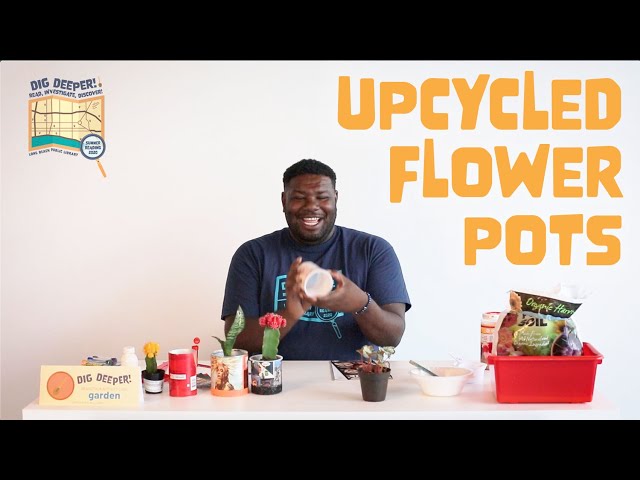 Teen Thursdays: Upcycled Flower Pots