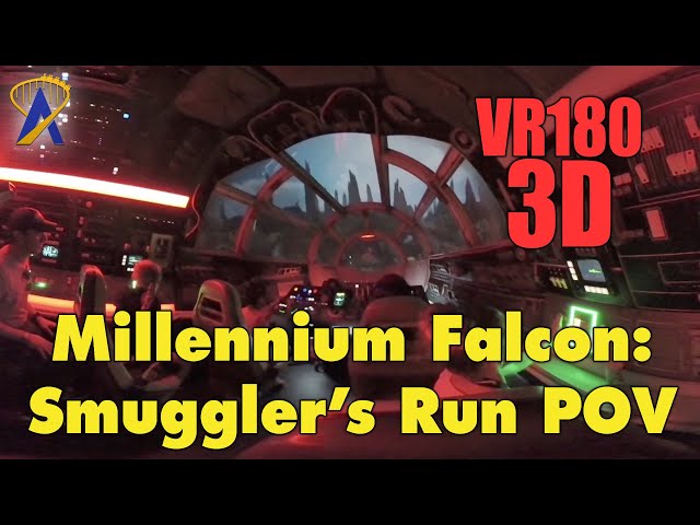 VR180 3D Millennium Falcon: Smuggler's Run POV