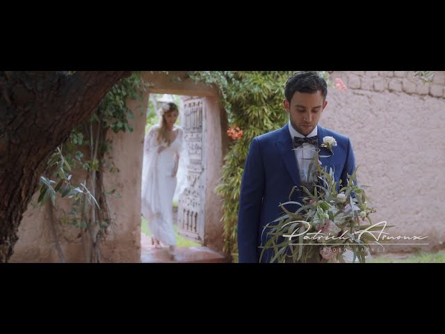 Film de mariage à l'extérieur de Marrakech, Maroc