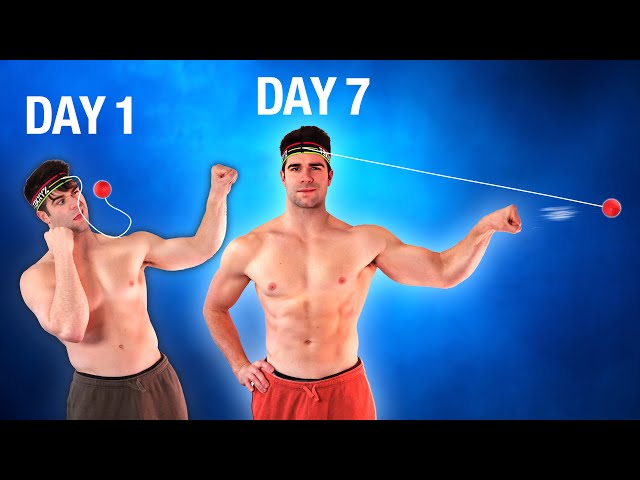 I Trained with A Reflex Ball for 1 Hour Every Day for A Week