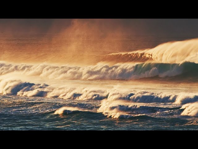 Evening Waves • Relaxing Piano Music with Ocean Waves