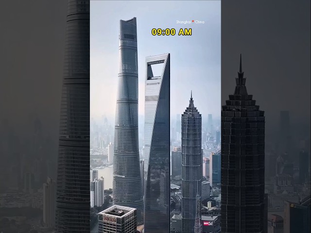 Amazing city tower sky Dreams city of shanghai