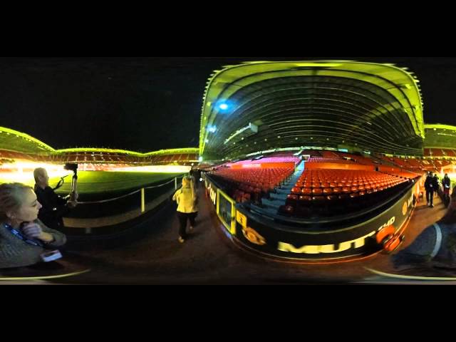 VR 360 Old Trafford Sidelines Manchester United Field #MUFC