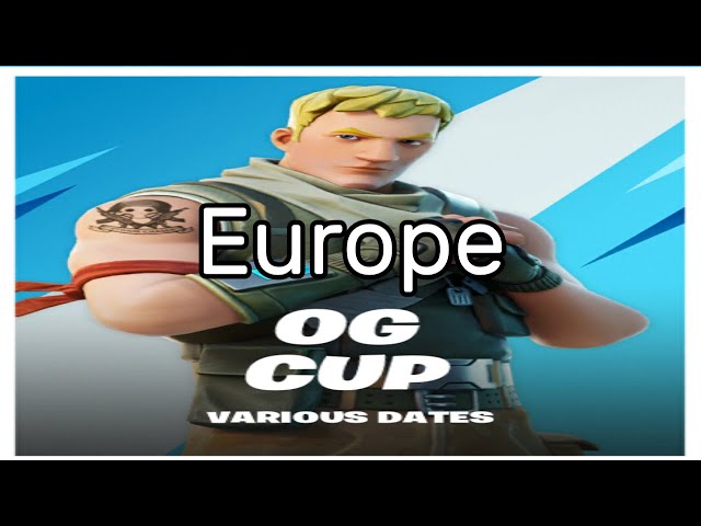 🔴 Fortnite OG CUP (EUROPE) + memes