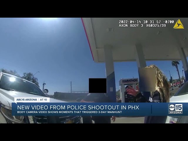 VIDEO: Body camera video shows moments Nicholas Cowan shoots a Phoenix officer