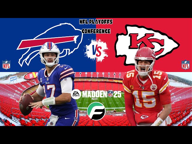 Madden 25 Simulation: Buffalo Bills vs. Kansas City Chiefs | AFC Championship Showdown!