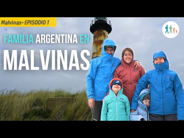 FAMILIA ARGENTINA en MALVINAS. Cómo llegar y visitar las #malvinasargentinas .