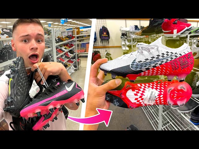 Nike Soccer Cleat HAUL in FLORIDA! Insane FOOTBALL Deal Hunt at Ross/Burlington