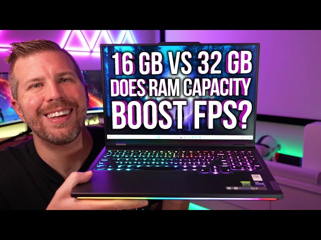 16 GB vs 32 GB Gaming Laptop Ram Capacity Test! Does 32 GB Boost Game Performance? 10+ Games Tested!