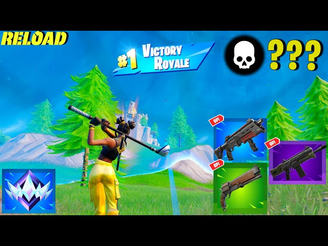 High Elimination Unreal Ranked Solo Reload Zero Build Win Gameplay | Fortnite Chapter 6