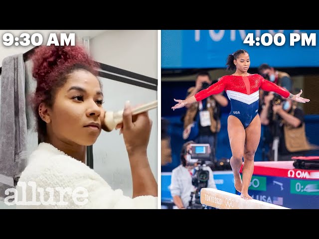 Olympic Gold Medalist Jordan Chiles' Entire Routine, From Waking Up to Winning Medals | Allure