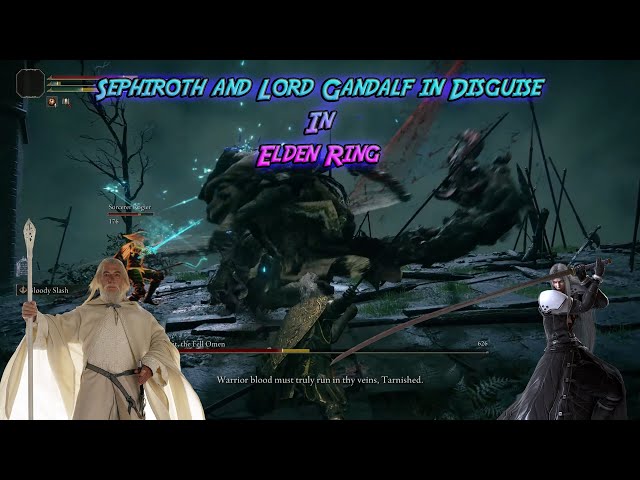 Sephiroth and Lord Gandalf in Disguise VS Margit The Fell Omen - Elden Ring 2022