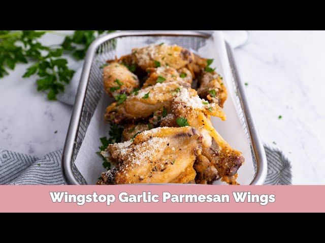 Better Than Wingstop! Garlic Parmesan Wings Recipe (Crispy + Easy!) 🍗