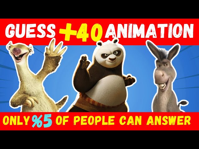 Animation Quiz | can you guess these +40 animation? | @QuizPalace2024