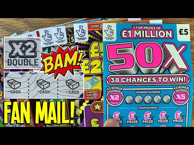 FAN MAIL! 💰 3 STACKS OF CASH + WATSON BONUS ✦ 35£ National Lottery Scratchcards