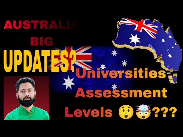 Understanding Assessment Levels: International Students' Path to Australian Universities (2024)