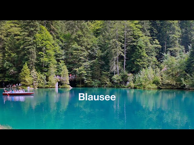 📍 Blausee, Switzerland’s Hidden Paradise! | 4K UHD | Activate Subtitles for the Best Experience!