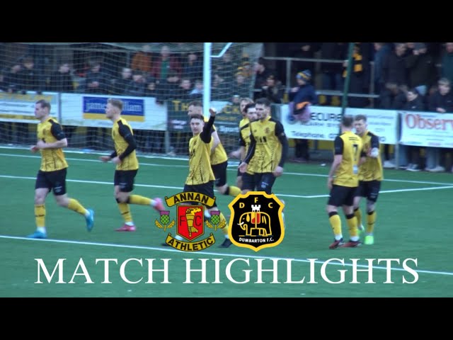 HIGHLIGHTS | Annan Athletic 2-1 Dumbarton | William Hill League One