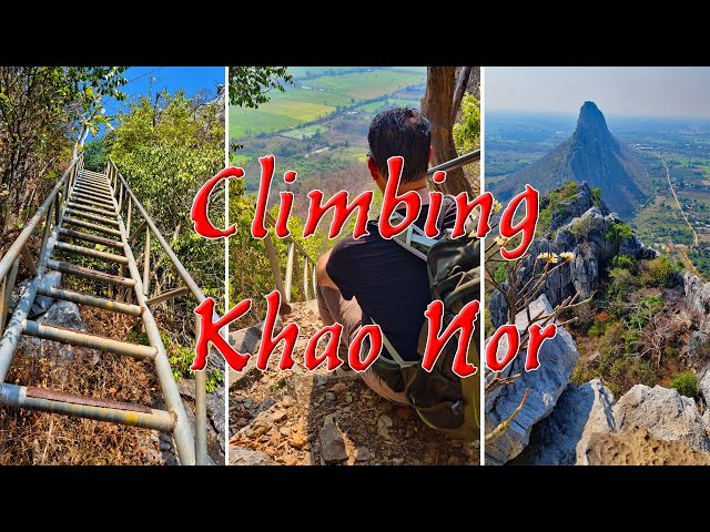 We had our doubts..!!🤔 🇹🇭 We climbed Khao Nor mountain in NAKHON SAWAN - Thailand