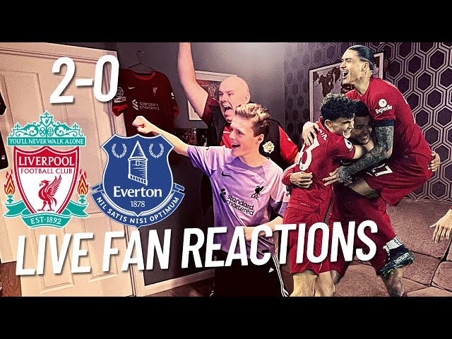 Liverpool FC 2-0 Everton, February 13th 2023, LIVE Fan Reactions.