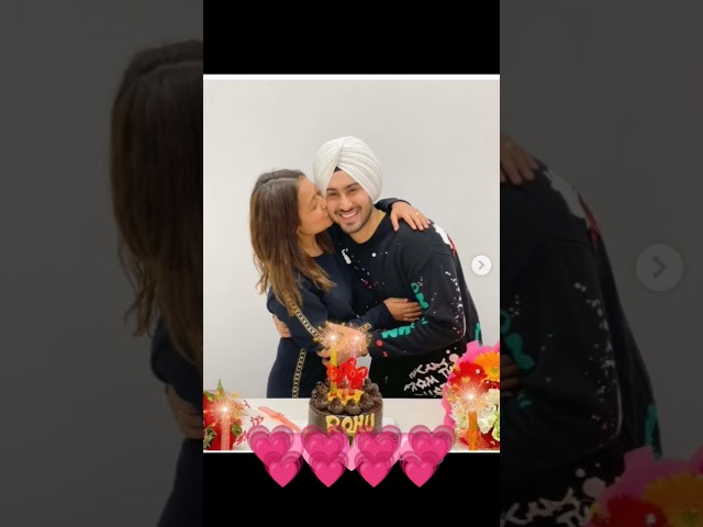 neha kakkar  with husband #love #punjabisong #music #song