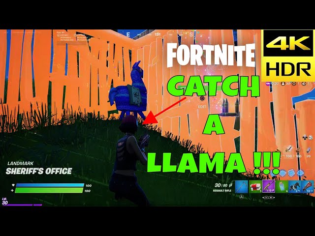 How to Catch a Llama - Fortnite Season 7 [Chapter 2 Season 7 Tips] - 4K HDR