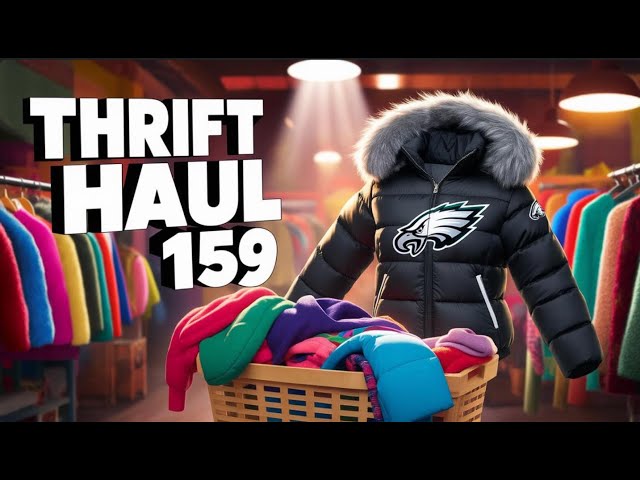 Thrift Haul 159: Vintage Eagles Jacket, Patagonia, & SuitSupply Gems! 🔥