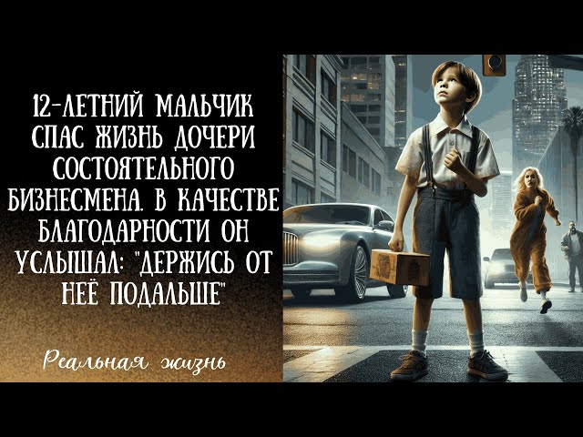 12-летний мальчик спас жизнь дочери состоятельного бизнесмена. В качестве благодарности он услышал..