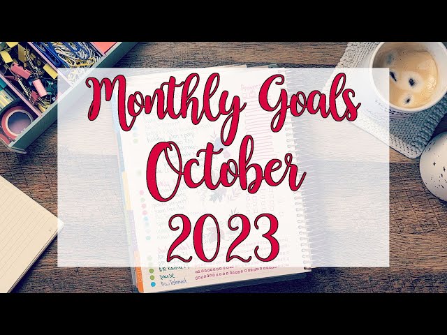 OCTOBER GOALS || SEPTEMBER GOALS PROGRESS || HOMESCHOOL MOM LIFE