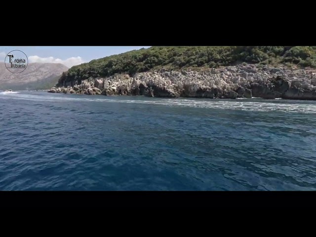 Albania 4k 🇦🇱 | Shëtije me motorskaf në jugë të Shqipërisë | @tirona.albania