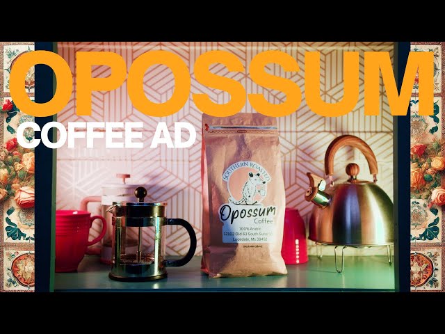 Opossum Coffee Ad