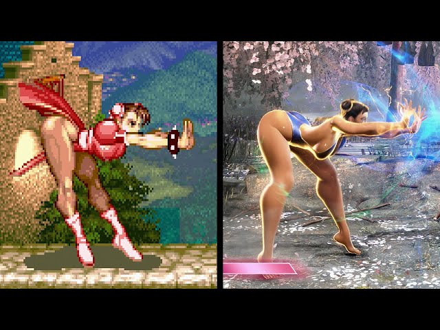 Evolution of Chun-Li's Kikoken 1992-2022