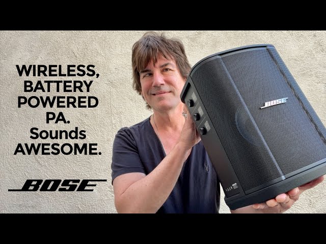 WIRELESS, BATTERY POWERED PA SYSTEM - Bose S1 PRO +