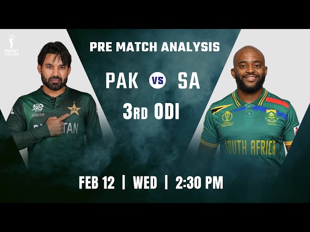 PAK vs SA 3rd ODI Match PREDICTION | Pakistan ODI Tri-Series 2025 | PAK vs SA Playing 11 | SA vs PAK