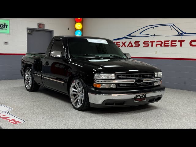 1999 Chevrolet Silverado NBS, Stepside, low mile, 5.3/Auto, 4/6” drop, bucket seats, SOLD