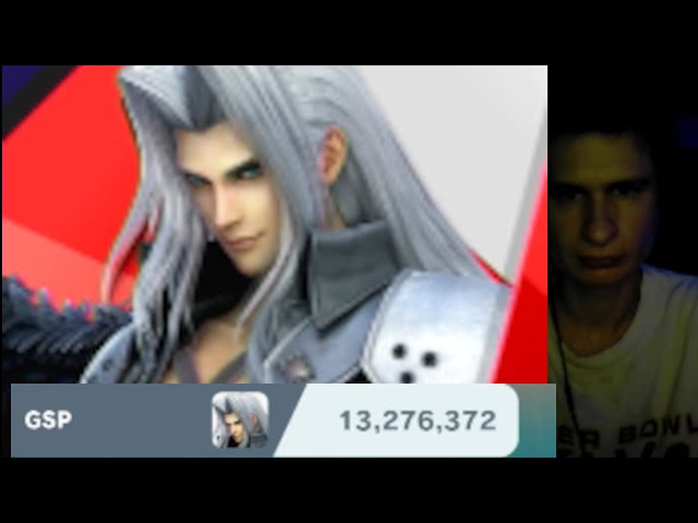 This is Sephiroth at 13M GSP (Super Smash Bros Utlimate)