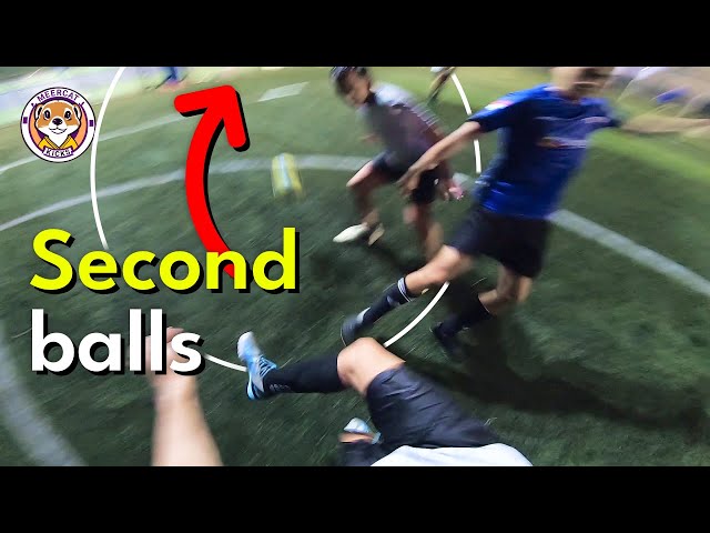 I Saw Loads Of Second Ball GOALS On The White Team! | Easiest Open Shot Miss | ⚪ 5 vs 5 Futsal POV